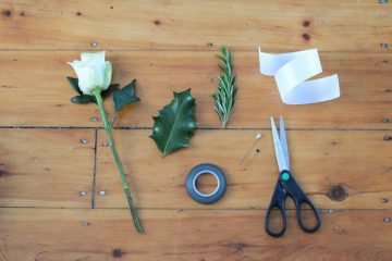 DIY Your Groom's Boutonniere
