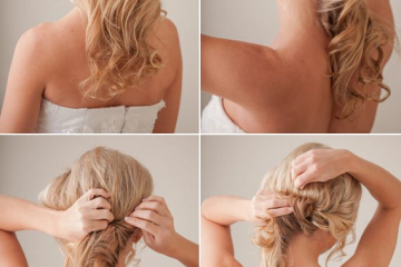 Super-Easy Updo For All-Day Wedding Events
