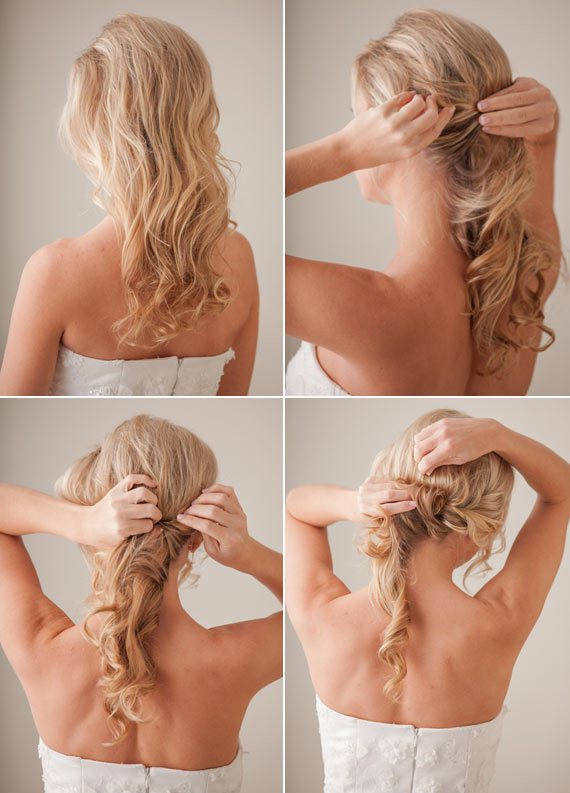 Super-Easy Updo For All-Day Wedding Events