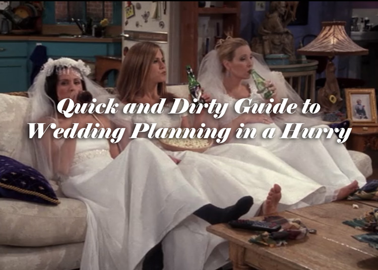 Quick and Dirty Guide to Wedding Planning in a Hurry - weddingfor1000.com