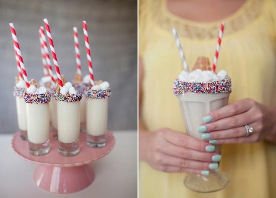 The Cool New Trend for Weddings in 2016 is Delicious, Boozy Milkshakes! weddingfor1000.com