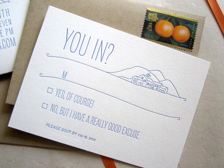 What do you say when people RSVP 'no' to your wedding for stupid reasons? weddingfor1000.com