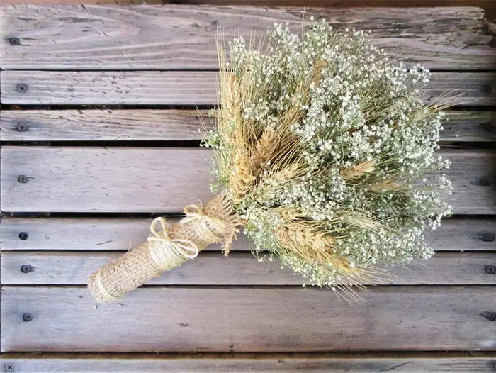 Wheat Wedding Bouquet