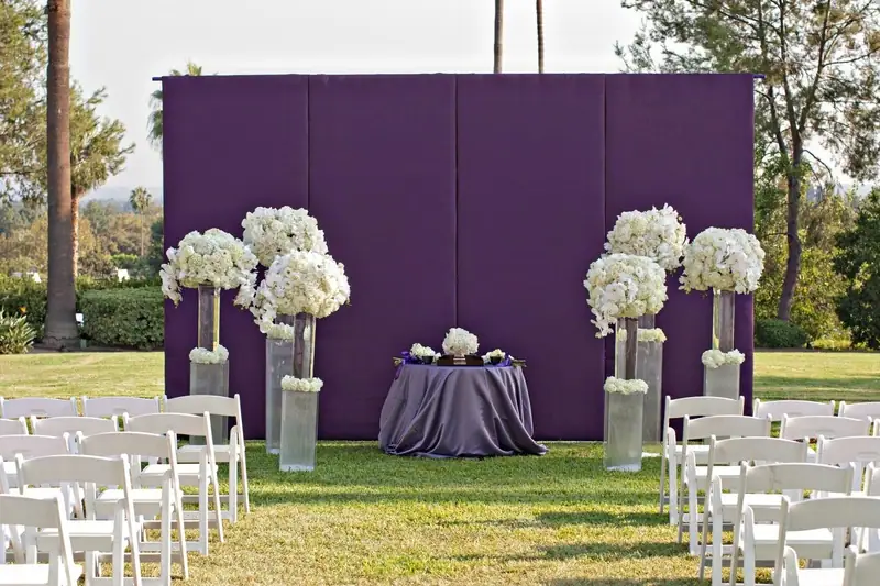 bright background with simple flowers weddingfor1000.com