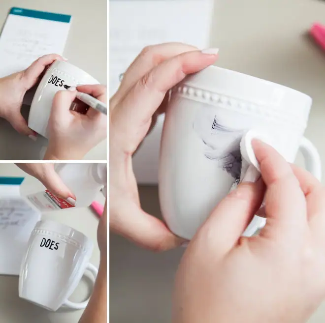 diy bridesmaid mugs project weddingfor1000.com
