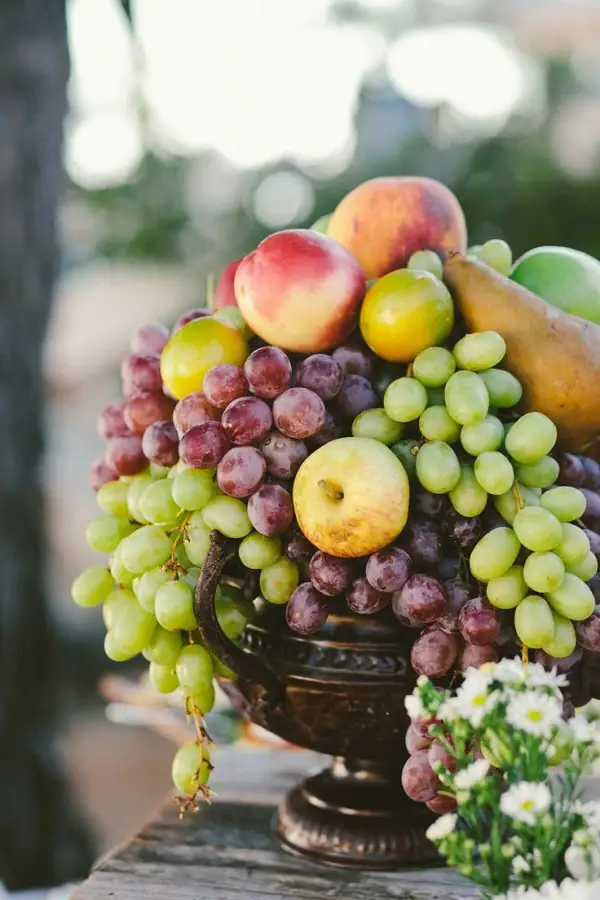 fruit centerpieces
