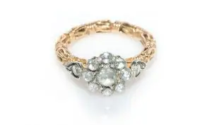 rose diamond ring