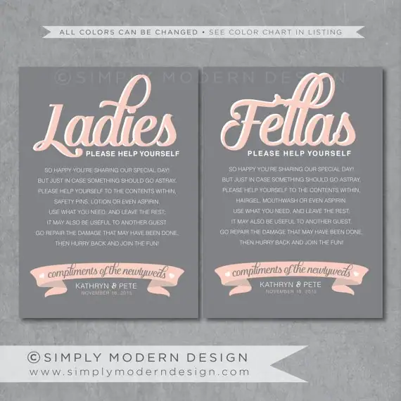 Wedding signs