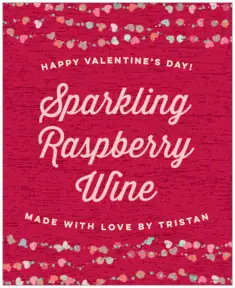 custom labels for your wedding wine