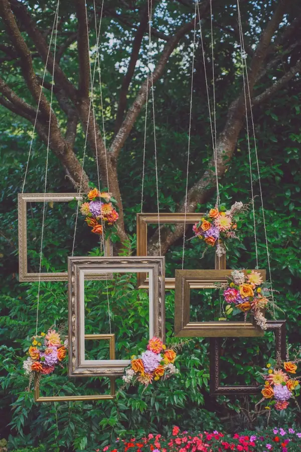 picture frame backdrop for ceremony weddingfor1000.com