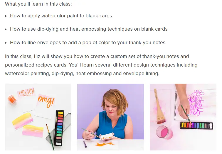 Thank your bridal party with this awesome class that walks you through creating your own watercolor thank you cards! weddingfor1000.com