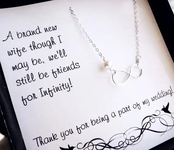 Thank You to the Maid of Honor