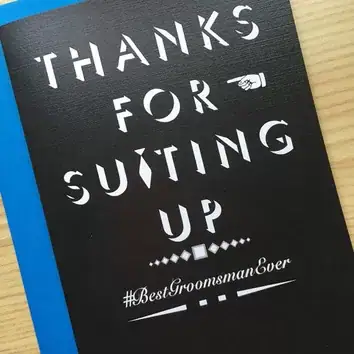 Thank You for Groomsmen