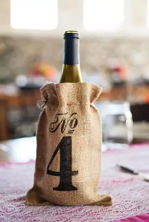 wine bottle with wine - weddingconnection net
